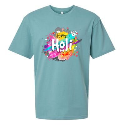 Happy Holi Holi Hai Hindu Holi Festival Festival Of Colors Sueded Cloud Jersey T-Shirt