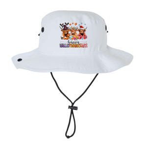 Happy Hallothanksmas Highland Cow Print Halloween Christmas Legacy Cool Fit Booney Bucket Hat