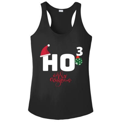 Ho Ho Ho Merry Christmas Ho3 Funny Gift Ladies PosiCharge Competitor Racerback Tank