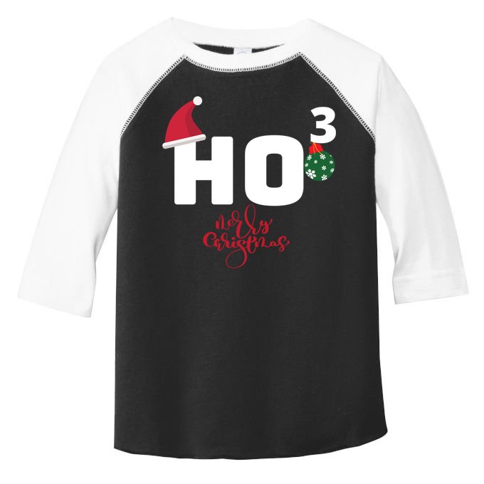 Ho Ho Ho Merry Christmas Ho3 Funny Gift Toddler Fine Jersey T-Shirt