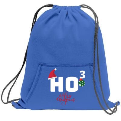 Ho Ho Ho Merry Christmas Ho3 Funny Gift Sweatshirt Cinch Pack Bag