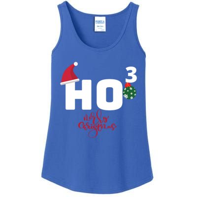 Ho Ho Ho Merry Christmas Ho3 Funny Gift Ladies Essential Tank