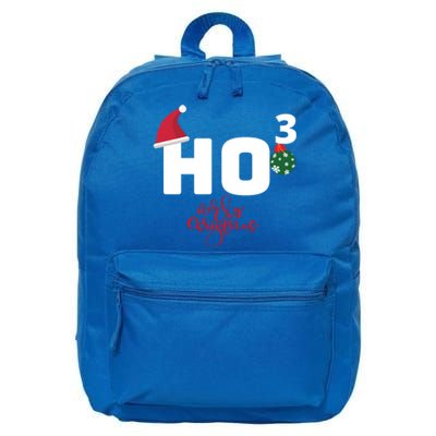 Ho Ho Ho Merry Christmas Ho3 Funny Gift 16 in Basic Backpack