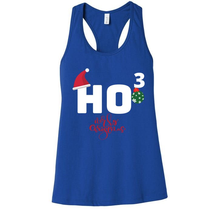 Ho Ho Ho Merry Christmas Ho3 Funny Gift Women's Racerback Tank