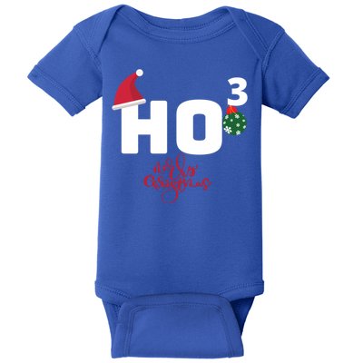 Ho Ho Ho Merry Christmas Ho3 Funny Gift Baby Bodysuit