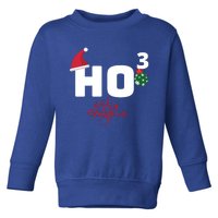 Ho Ho Ho Merry Christmas Ho3 Funny Gift Toddler Sweatshirt