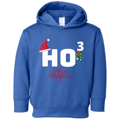 Ho Ho Ho Merry Christmas Ho3 Funny Gift Toddler Hoodie