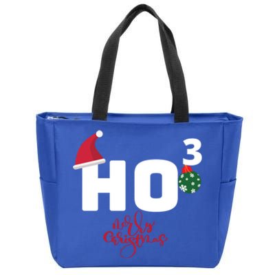 Ho Ho Ho Merry Christmas Ho3 Funny Gift Zip Tote Bag