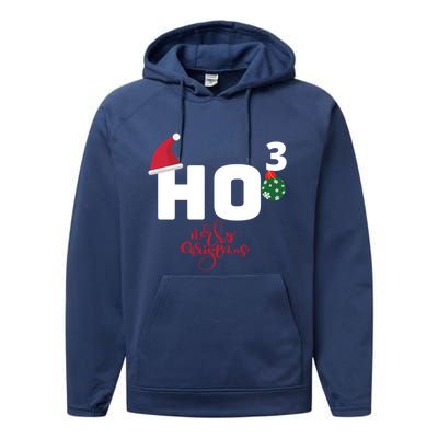 Ho Ho Ho Merry Christmas Ho3 Funny Gift Performance Fleece Hoodie