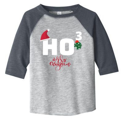 Ho Ho Ho Merry Christmas Ho3 Funny Gift Toddler Fine Jersey T-Shirt