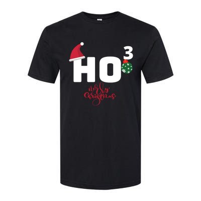 Ho Ho Ho Merry Christmas Ho3 Funny Gift Softstyle CVC T-Shirt