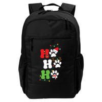 Ho Ho Ho Christmas Dog Paws Vintage Christmas Backpack