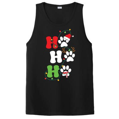 Ho Ho Ho Christmas Dog Paws Vintage Christmas PosiCharge Competitor Tank