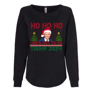 Ho Ho Ho JoeS Got To Go Trump 2024 For President Maga Gift Womens California Wash Sweatshirt