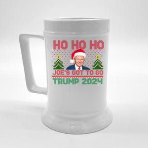 Ho Ho Ho JoeS Got To Go Trump 2024 For President Maga Gift Beer Stein