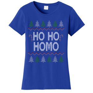 Ho Ho Ho Homo Homosexual Lgbt Gay Ugly Christmas Gift Women's T-Shirt