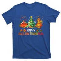 Happy Hallothanksmas Halloween Thanksgiving Merry Christmas Gift T-Shirt