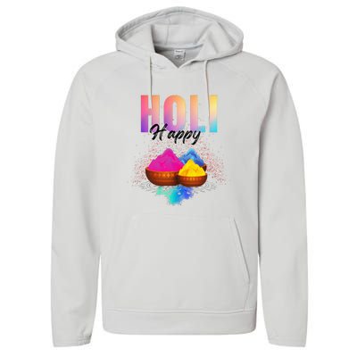 Happy Holi Performance Fleece Hoodie