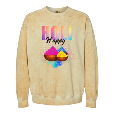 Happy Holi Colorblast Crewneck Sweatshirt