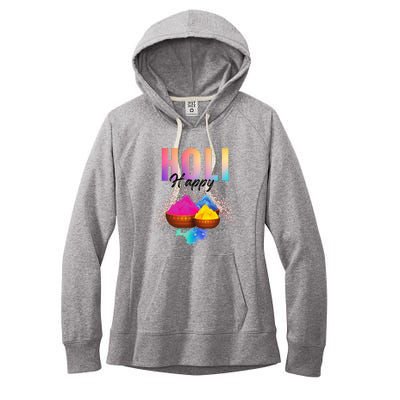 Happy Holi Women's Fleece Hoodie