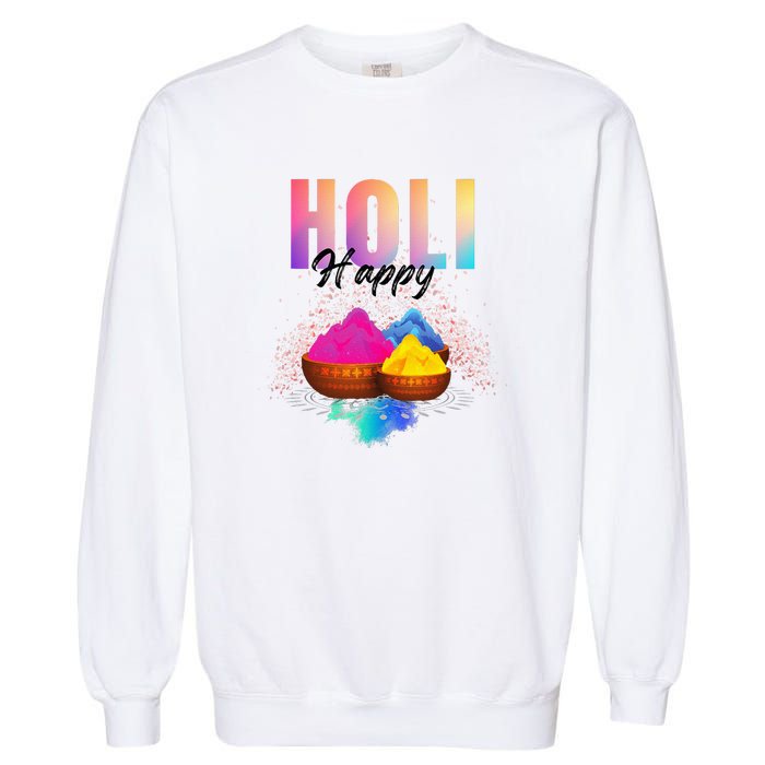 Happy Holi Garment-Dyed Sweatshirt