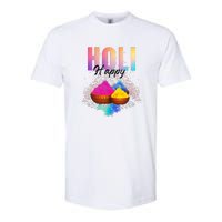 Happy Holi Softstyle CVC T-Shirt