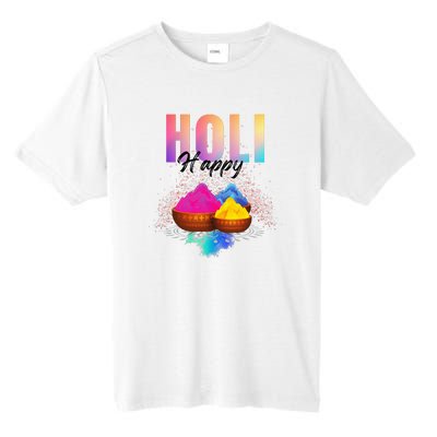 Happy Holi Tall Fusion ChromaSoft Performance T-Shirt