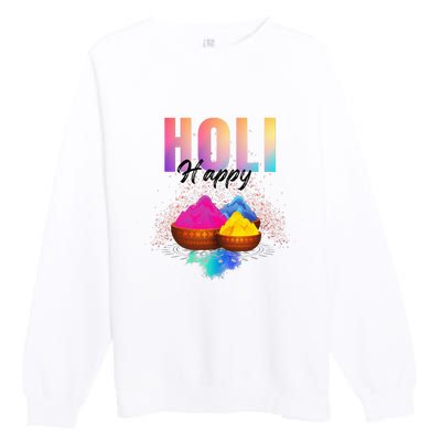 Happy Holi Premium Crewneck Sweatshirt