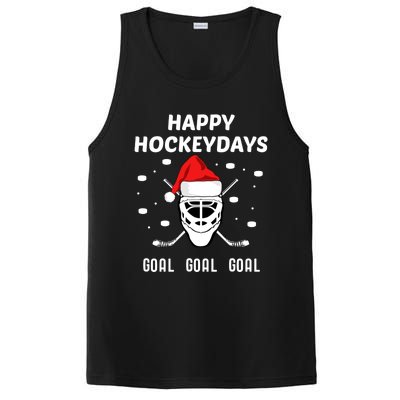 Happy Hockeydays Hockey Christmas Gift PosiCharge Competitor Tank