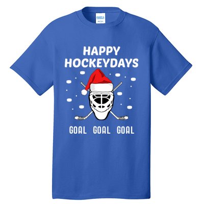 Happy Hockeydays Hockey Christmas Gift Tall T-Shirt