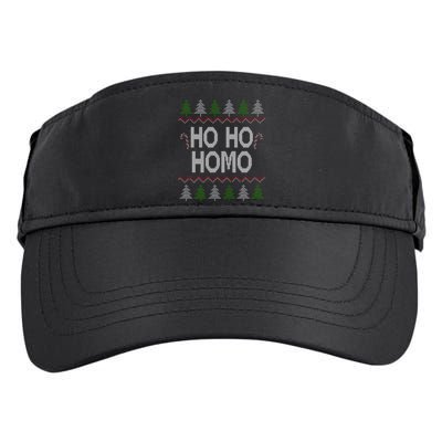 Ho Ho Ho Homo Homosexual Lgbt Gay Ugly Christmas Gift Adult Drive Performance Visor