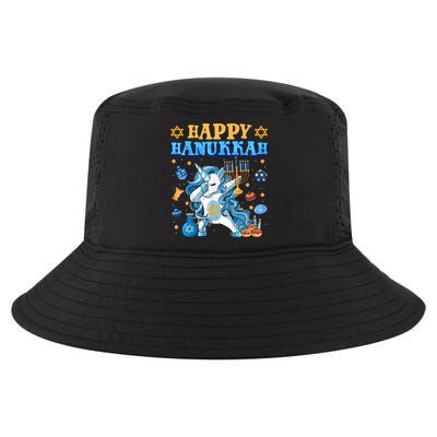 Happy Happy Hanukkah Unicorn Jewnicorn Chanukah Jewish Xmas Gifts Cool Comfort Performance Bucket Hat