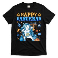 Happy Happy Hanukkah Unicorn Jewnicorn Chanukah Jewish Xmas Gifts T-Shirt