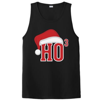 Ho Ho Ho X 3 Third Power Funny Christmas Holiday Gift PosiCharge Competitor Tank