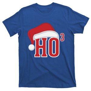 Ho Ho Ho X 3 Third Power Funny Christmas Holiday Gift T-Shirt