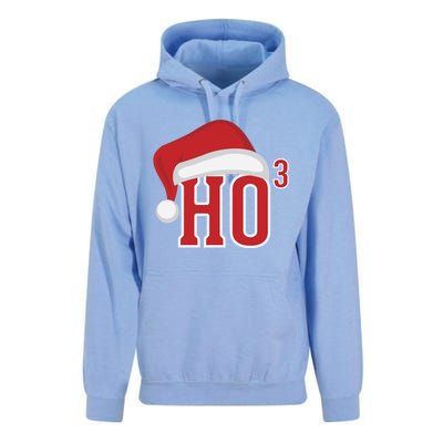 Ho Ho Ho X 3 Third Power Funny Christmas Holiday Gift Unisex Surf Hoodie