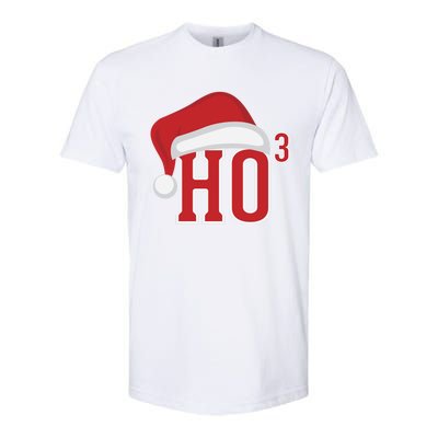 Ho Ho Ho X 3 Third Power Funny Christmas Holiday Gift Softstyle CVC T-Shirt