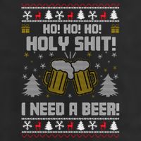 Ho Ho Holy I Need A Beer Santa Claus Ugly Christmas Cool Comfort Performance Bucket Hat