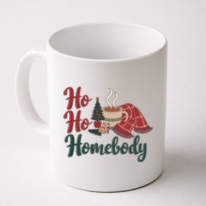 Ho Ho Homebody Cozy Christmas Holiday Winter Art Gift Coffee Mug