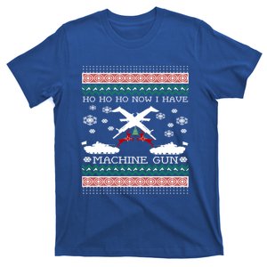 Ho Ho Ho Now I Have A Machine Gun Ugly Christmas Sweater Cute Gift T-Shirt