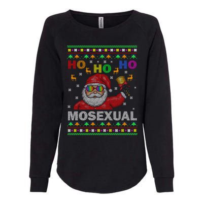 Ho Ho Homosexual Christmas Santa Holiday Pride Pyjama Gift Womens California Wash Sweatshirt