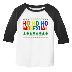 Ho Ho Homosexual Ugly Xmas Sweater Funny Lgbt Christmas Gift Toddler Fine Jersey T-Shirt