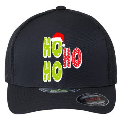 Ho Ho Ho Merry Christmas Festive Flexfit Unipanel Trucker Cap