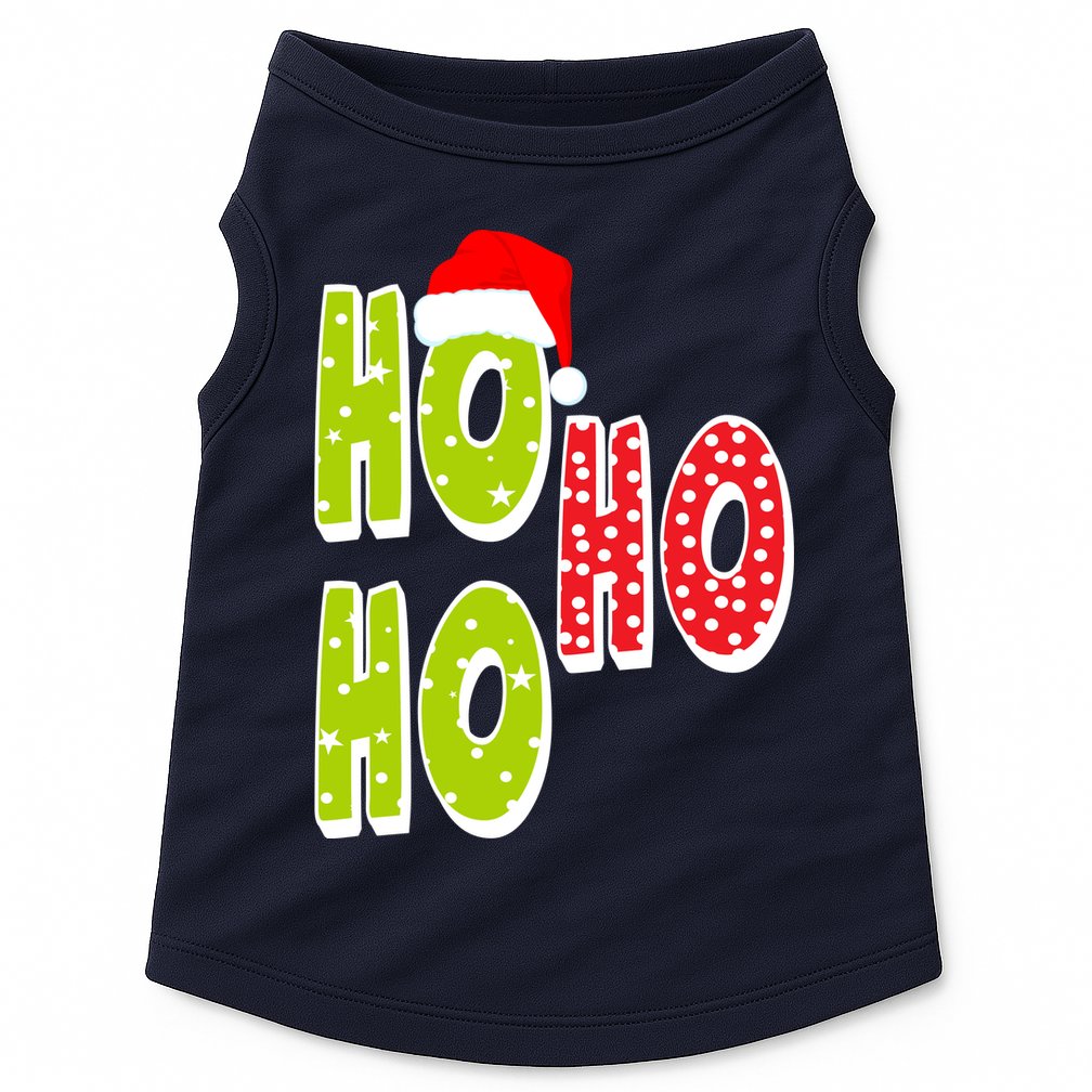 Ho Ho Ho Merry Christmas Festive Doggie Tank
