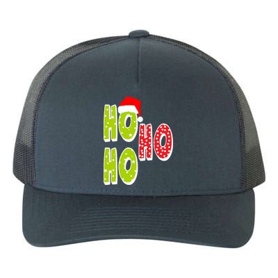 Ho Ho Ho Merry Christmas Festive Yupoong Adult 5-Panel Trucker Hat