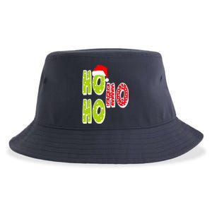 Ho Ho Ho Merry Christmas Festive Sustainable Bucket Hat