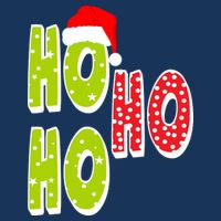Ho Ho Ho Merry Christmas Festive Beanie