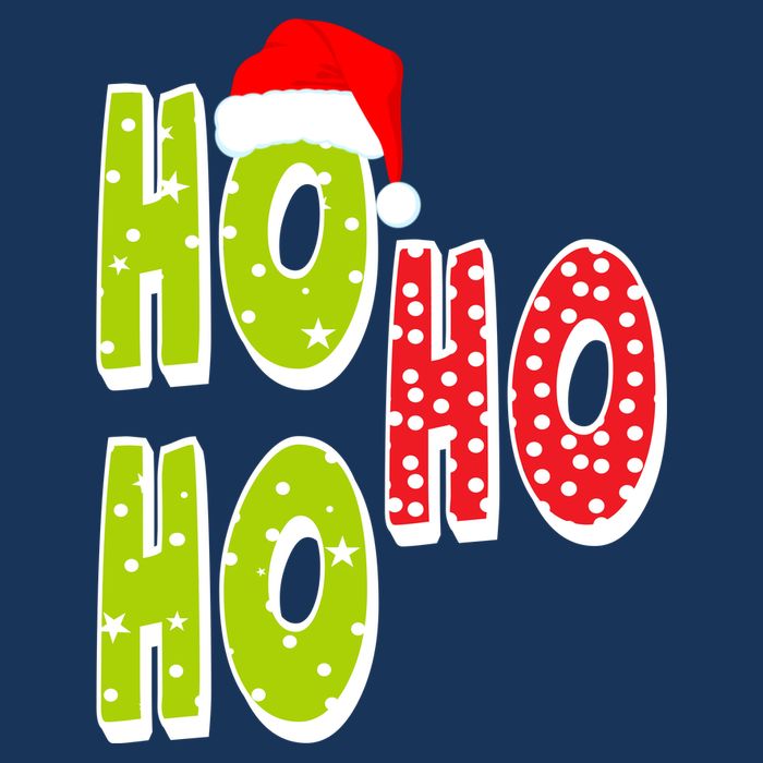 Ho Ho Ho Merry Christmas Festive Beanie