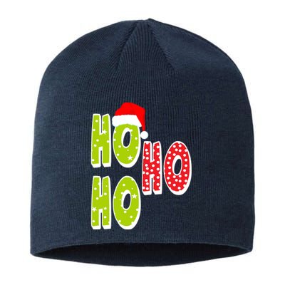 Ho Ho Ho Merry Christmas Festive Sustainable Beanie