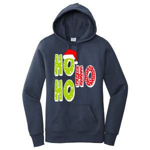 Ho Ho Ho Merry Christmas Festive Women's Pullover Hoodie